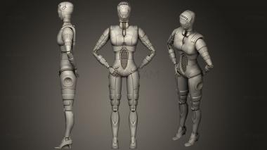 3D model Female Robot 3 (STL)